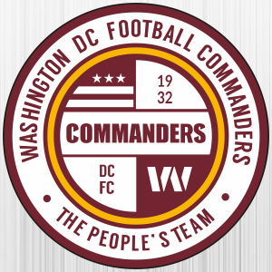 Washington Dc Football Commanders SVG  Washington Commanders NFL Logo