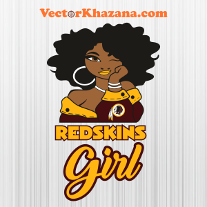 Washington Redskins Girl Logo Svg