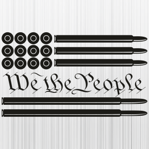 We the People Bullet Svg