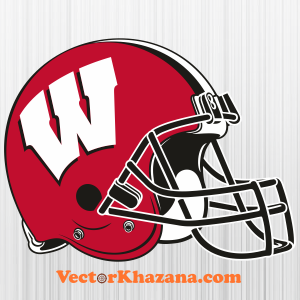 Wisconsin Badgers Helmet Svg