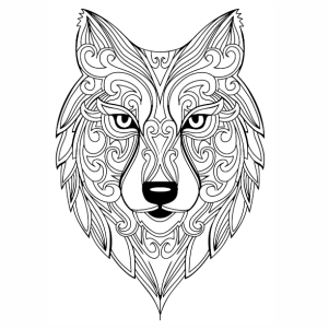 Free Free Mandala Svg Wolf 633 SVG PNG EPS DXF File