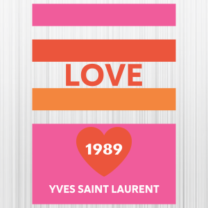 Yves Saint Laurent Love Svg