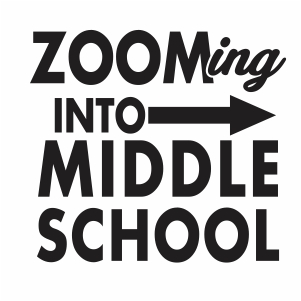 Zooming Into Middle School Vector