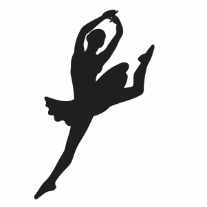 Girl Ballerina Dancer Svg