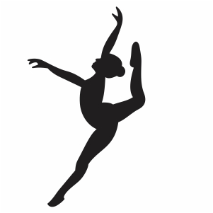 Ballerina Dancer Svg