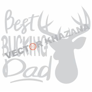 Free Best Bucking Dad Logo Svg
