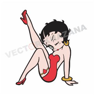 Betty Boop Logos Vector