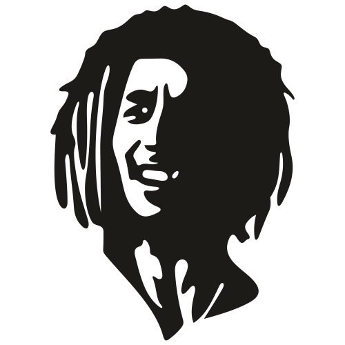 Bob Marley Portrait Silhouette