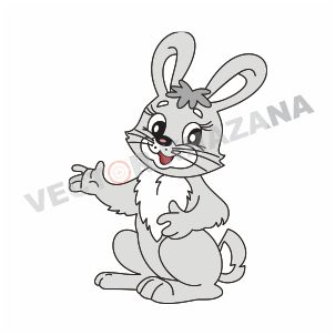 Baby Bunny Cartoon Vector