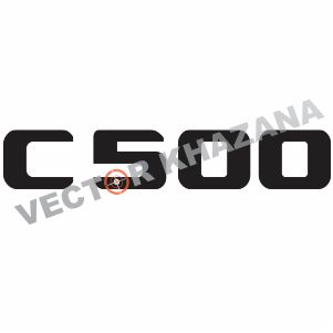 Mercedes C500 Logo Vector