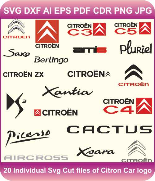 Citroen Car Pack Logos Svg