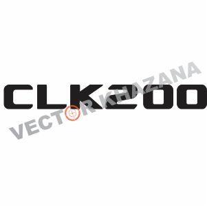 Mercedes CLK200 Logo Vector