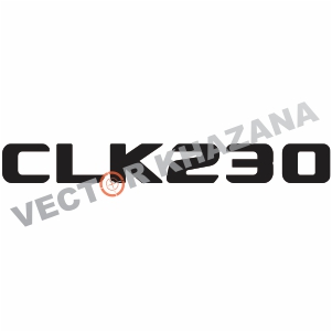 Mercedes CLK230 Logo Svg