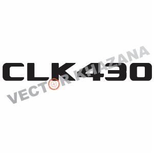 Mercedes CLK430 Logo Vector