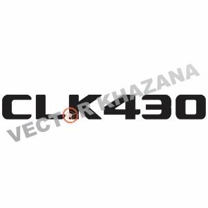 Mercedes CLK430 Logo Svg