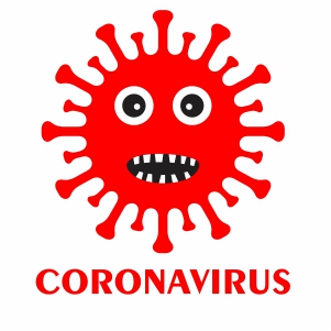 coronavirus danger character vector file