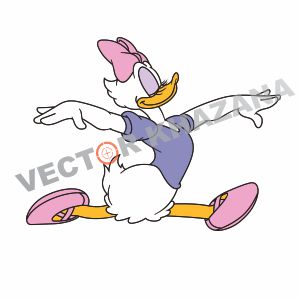 Daisy Duck Logo Vector