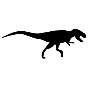 Black Dinosaur svg