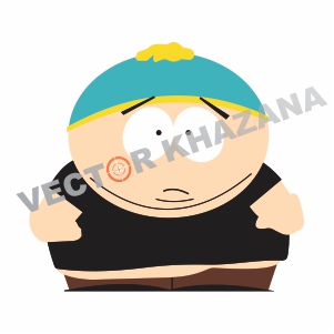 Cute Eric Cartman Logo Vector
