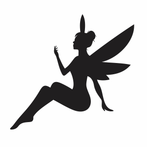  Tinker Bell Fairy Silhouette Vector