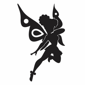 tinkerbell silhouette svg