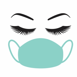 simple face mask vector file