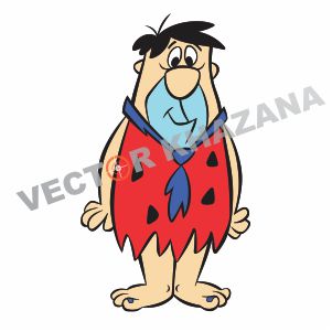 The Fred Flintstone Logo Vector