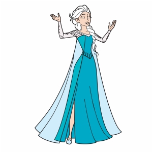 Elsa Queen Svg