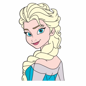 Elsa The Frozen Svg