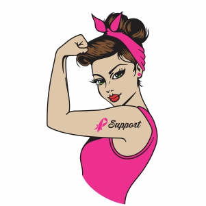 Girl Power support svg cut file