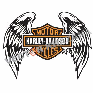 Harley Davidson Wings Logo Svg