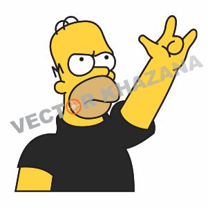 Homer Simpson Logo Vector