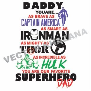 Superhero Dad Logo Svg
