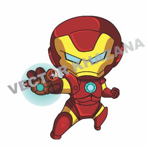 Iron Man Chibi Vector