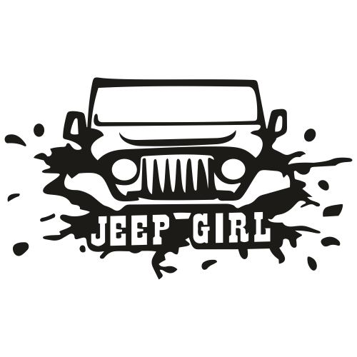 Jeep Girl Svg