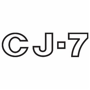 Jeep CJ-7 Logo Svg