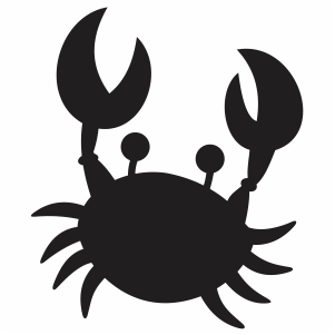 krabbe vorlage vector file