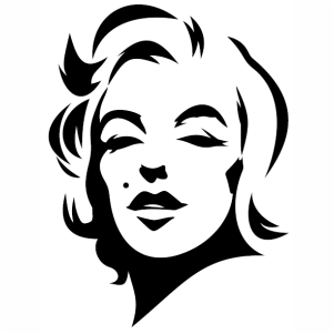 Marilyn Monroe Mole Svg File Marilyn Monroe Svg Cut File Download Marilyn Monroe Jpg Png Svg Cdr Ai Pdf Eps Dxf Format