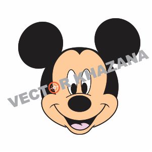 Mickey Mouse Head Logo Vector