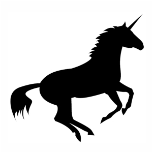 Mythical Unicorn Horse vector