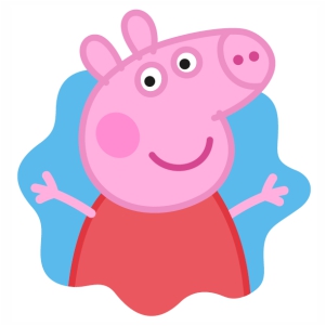Peppa Pig svg cut file | Peppa Pig vector download