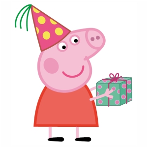 Peppa Pig Birthday svg cut file