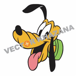 Pluto Head Logo Vector