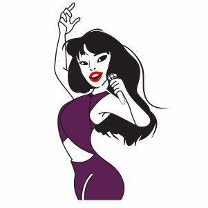 Selena Quintanilla Art Svg