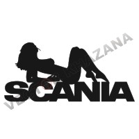 Scania Car Girl Logo Svg
