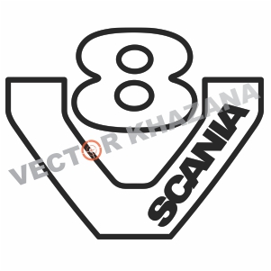 V8 Scania Logo Svg