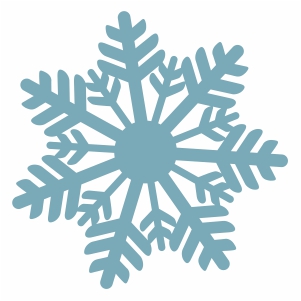 frozen snowflake vector file