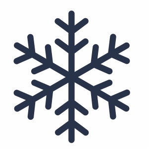 snowflake silhouette vector file