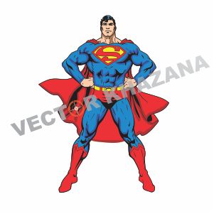 Superman Superhero Vector