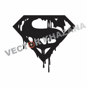 Superman logo dripping svg, dripping Superman svg, Superman Drip Logo SVG